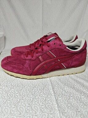 Onitsuka Tiger Colorado Eighty-Five Burgundy Suede Retro Sneakers Men's Sz 12